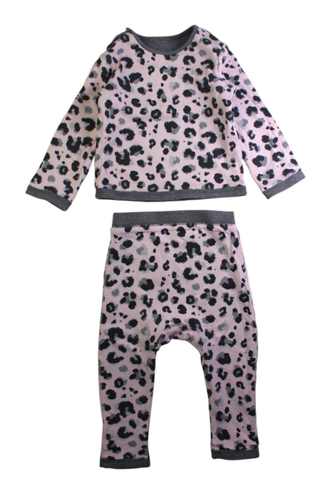 A Grey Pants Sets from Hunter + Boo in size 2T for girl. (Back View)