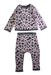 A Grey Pants Sets from Hunter + Boo in size 2T for girl. (Back View)