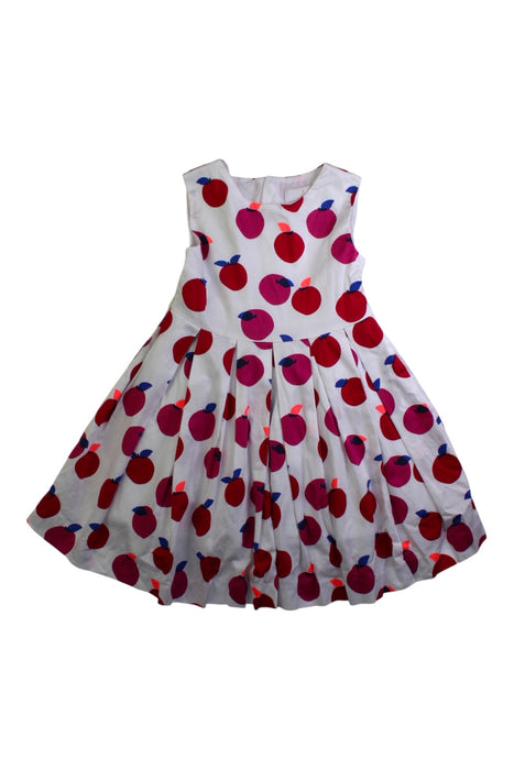 A White Sleeveless Dresses from Jacadi in size 4T for girl. (Front View)