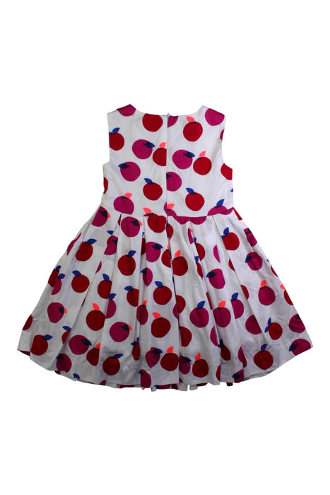 A White Sleeveless Dresses from Jacadi in size 4T for girl. (Back View)