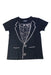 A Black Short Sleeve T Shirts from Crewcuts in size 6T for boy. (Front View)