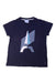 A Navy Short Sleeve T Shirts from Jacadi in size 6T for boy. (Front View)