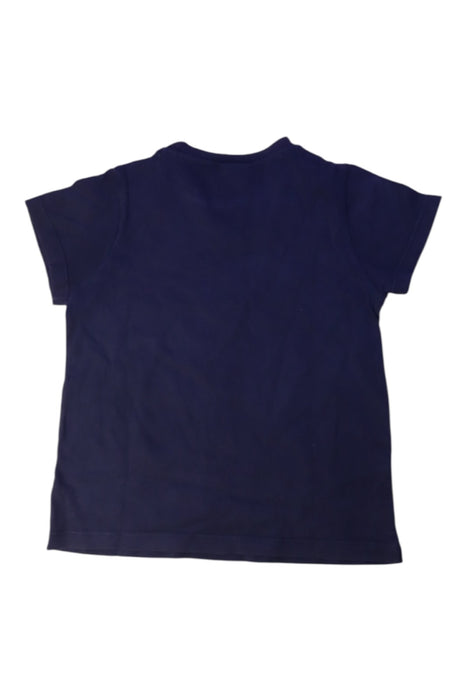 A Navy Short Sleeve T Shirts from Jacadi in size 6T for boy. (Back View)