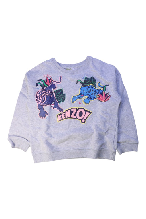 A Grey Crewneck Sweatshirts from Kenzo in size 6T for boy. (Front View)