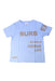A Blue Short Sleeve T Shirts from Burberry in size 6T for boy. (Front View)