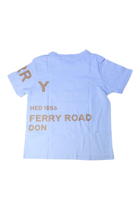 A Blue Short Sleeve T Shirts from Burberry in size 6T for boy. (Back View)