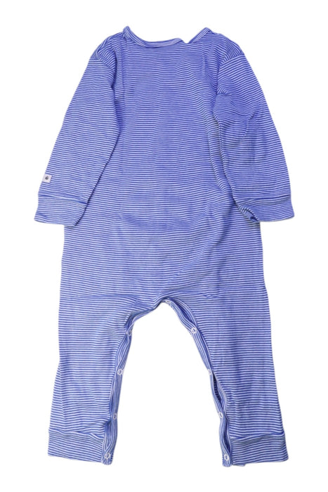 A Blue Onesies from Petit Bateau in size 2T for boy. (Back View)