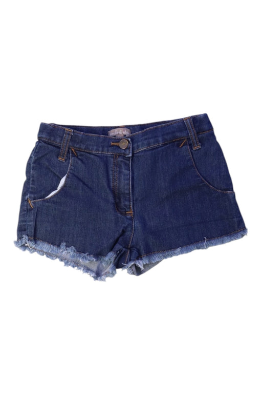 A Blue Shorts from Emile et Ida in size 6T for girl. (Front View)