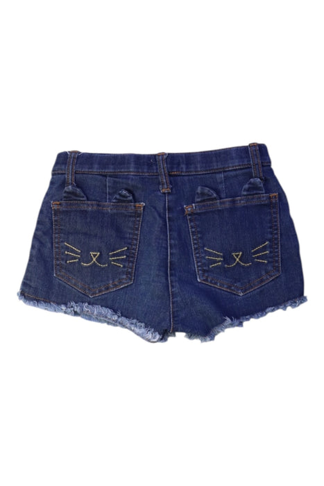 A Blue Shorts from Emile et Ida in size 6T for girl. (Back View)