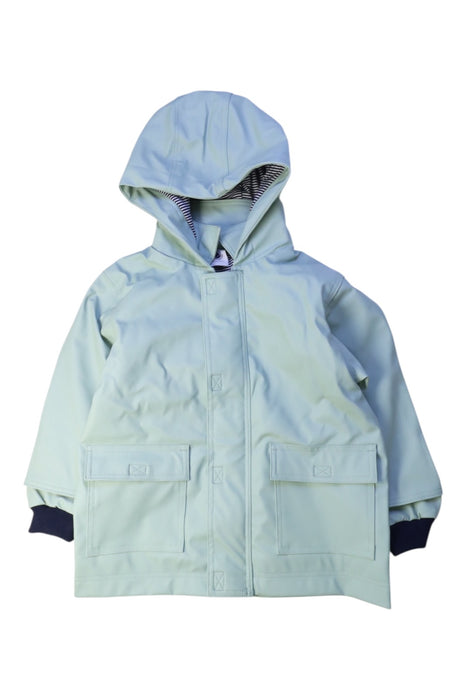 A Blue Coats from Petit Bateau in size 2T for neutral. (Front View)