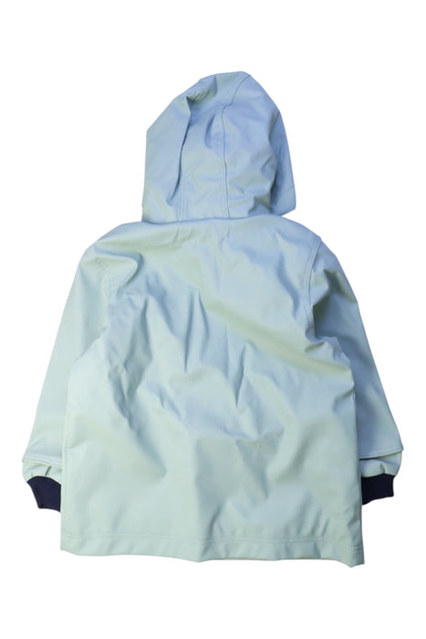 A Blue Coats from Petit Bateau in size 2T for neutral. (Back View)
