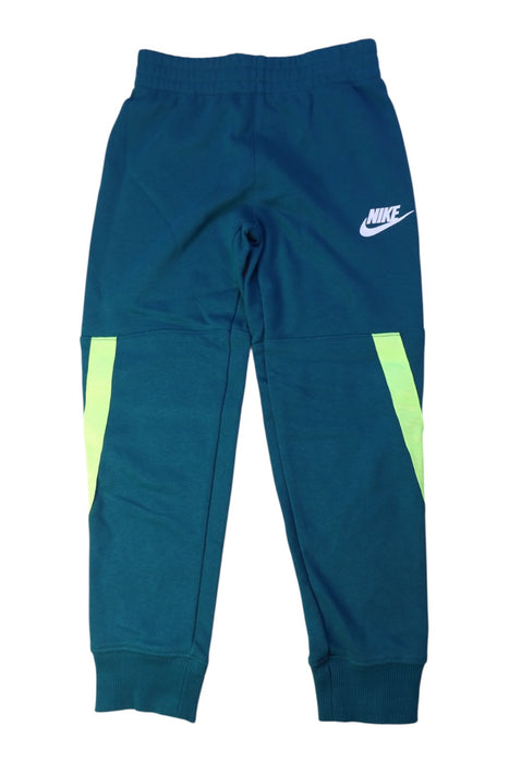 A Blue Sweatpants from Nike in size 5T for boy. (Front View)
