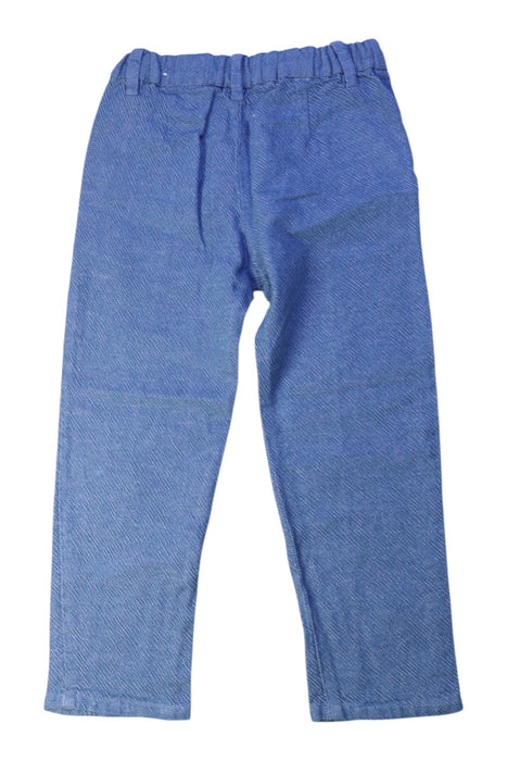 A Blue Casual Pants from Mayoral in size 4T for boy. (Back View)