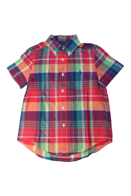 A Multicolour Short Sleeve Shirts from Polo Ralph Lauren in size 4T for boy. (Front View)