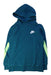 A Teal Hooded Sweatshirts from Nike in size 5T for boy. (Front View)