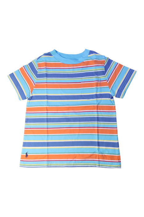 A Multicolour Short Sleeve T Shirts from Polo Ralph Lauren in size 4T for neutral. (Front View)