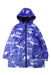 A Blue Rain Jackets from Joules in size 5T for boy. (Front View)
