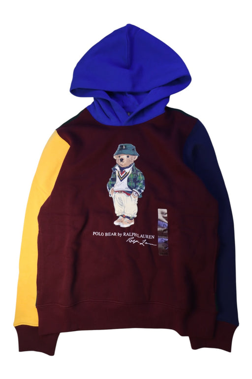 A Multicolour Hooded Sweatshirts from Polo Ralph Lauren in size 14Y for boy. (Front View)