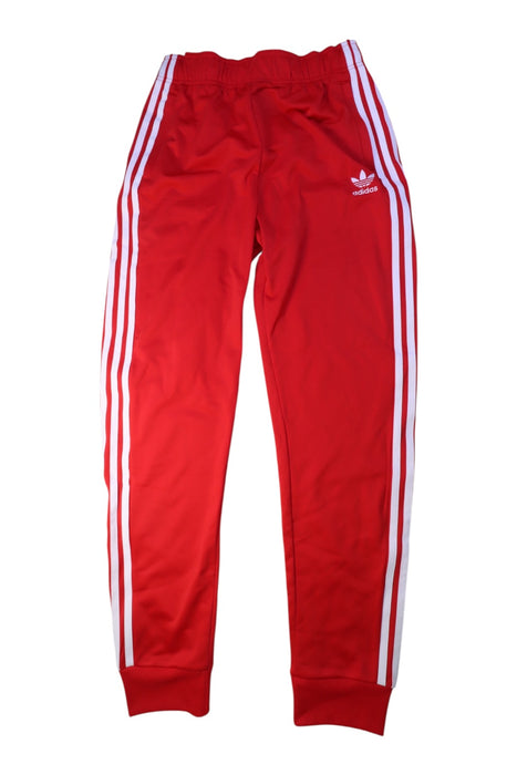 A Red Active Pants from Adidas in size 14Y for boy. (Front View)