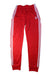 A Red Active Pants from Adidas in size 14Y for boy. (Front View)