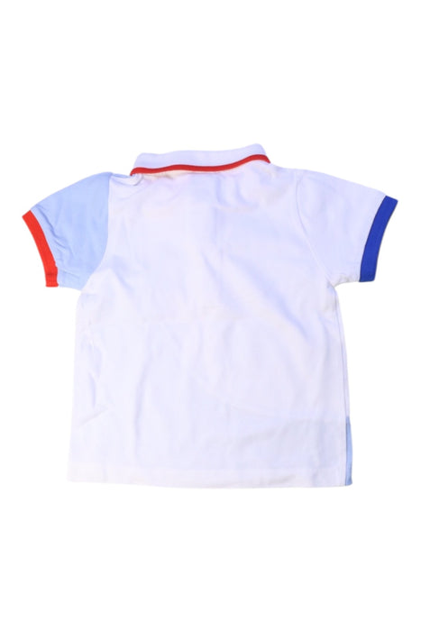 A White Short Sleeve Polos from Jacadi in size 3T for boy. (Back View)