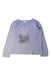 A Grey Long Sleeve Tops from Petit Bateau in size 4T for girl. (Front View)