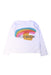 A White Long Sleeve T Shirts from Petit Bateau in size 6T for girl. (Front View)