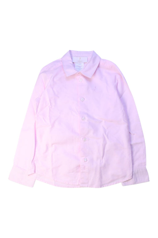 A Pink Long Sleeve Shirts from Jacadi in size 3T for boy. (Front View)