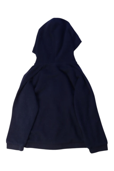 A Navy Hooded Sweatshirts from Petit Bateau in size 2T for boy. (Back View)