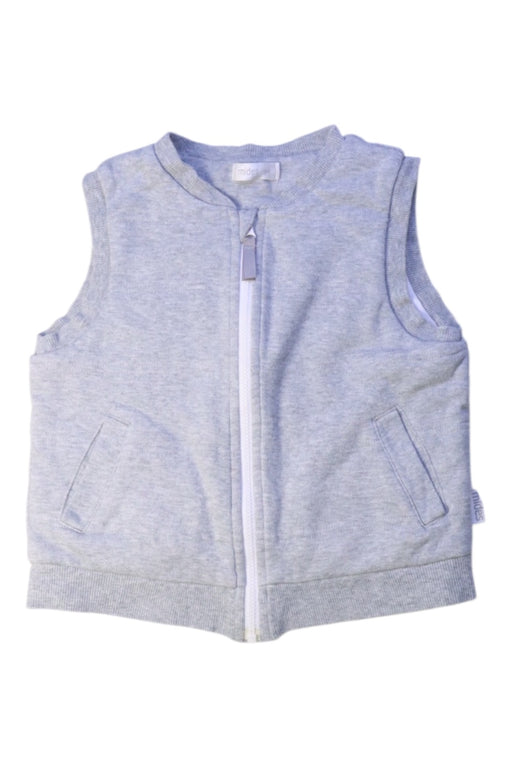 A Grey Outerwear Vests from Mides in size 3T for boy. (Front View)