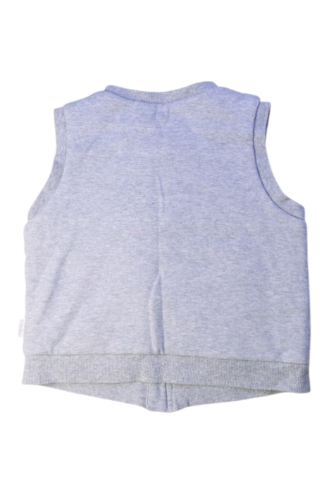 A Grey Outerwear Vests from Mides in size 3T for boy. (Back View)