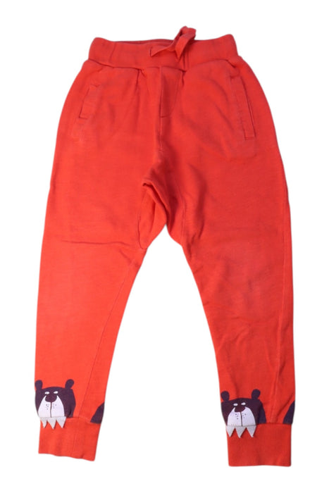 A Red Sweatpants from Seed in size 4T for boy. (Front View)