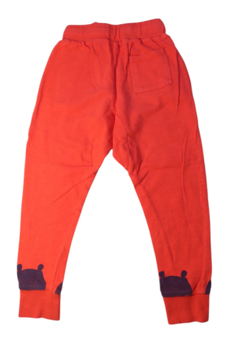 A Red Sweatpants from Seed in size 4T for boy. (Back View)