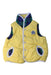 A Yellow Outerwear Vests from Hakka in size 4T for neutral. (Front View)