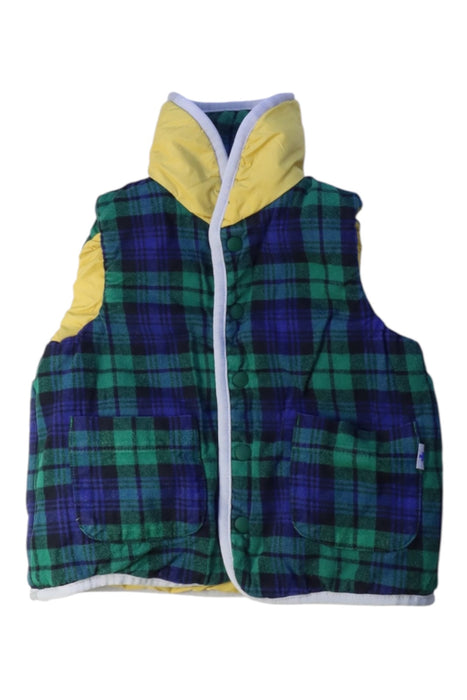 A Yellow Outerwear Vests from Hakka in size 4T for neutral. (Back View)