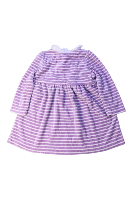 A Purple Long Sleeve Dresses from Ralph Lauren in size 6-12M for girl. (Back View)