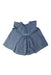 A Blue Sleeveless Dresses from Bonpoint in size 12-18M for girl. (Front View)