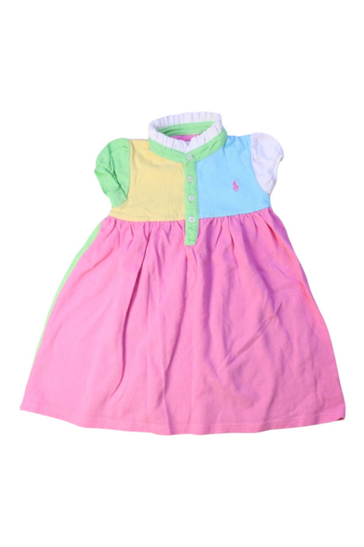 A Multicolour Short Sleeve Dresses from Ralph Lauren in size 12-18M for girl. (Front View)