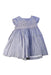 A Blue Short Sleeve Dresses from Bonpoint in size 2T for girl. (Front View)
