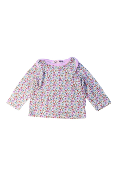 A Multicolour Long Sleeve Tops from Juicy Couture in size 0-3M for girl. (Front View)