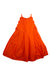 A Orange Sleeveless Dresses from Jacadi in size 5T for girl. (Front View)