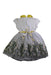 A White Short Sleeve Dresses from Monnalisa in size 5T for girl. (Back View)