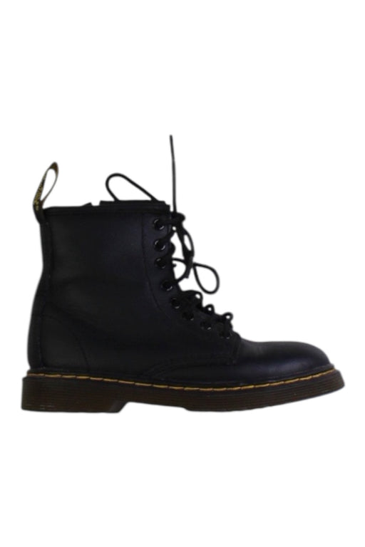 A Black Casual Boots from Dr. Martens in size 5T for neutral. (Front View)
