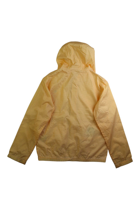 A Yellow Rain Jackets from Petit Bateau in size 8Y for neutral. (Back View)