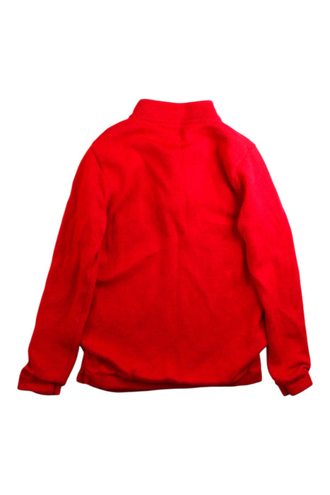 A Red Buttoned Sweatshirts from Shanghai Tang in size 4T for boy. (Back View)