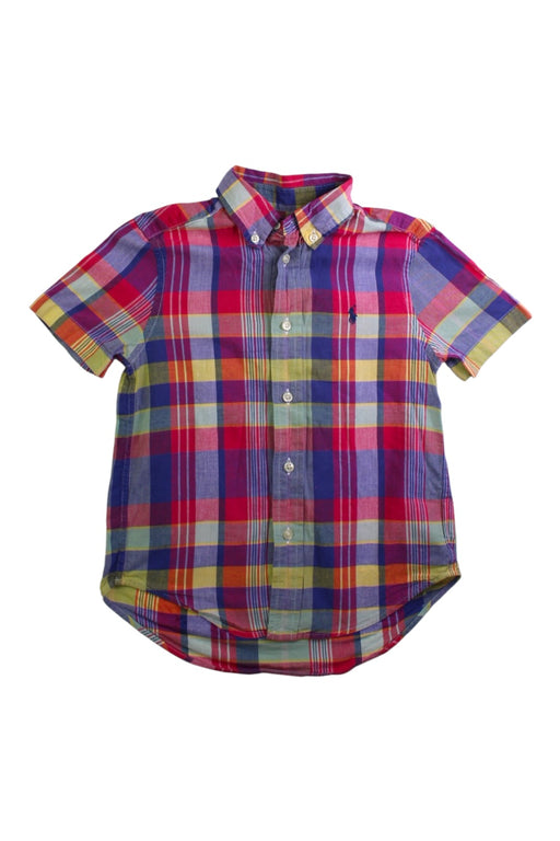 A Multicolour Short Sleeve Shirts from Polo Ralph Lauren in size 5T for boy. (Front View)