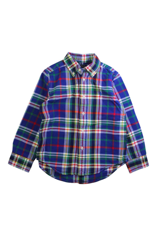 A Multicolour Long Sleeve Shirts from Polo Ralph Lauren in size 5T for boy. (Front View)