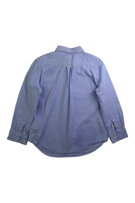 A Blue Long Sleeve Shirts from Polo Ralph Lauren in size 5T for boy. (Back View)