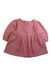 A Pink Long Sleeve Dresses from Seed in size 3-6M for girl. (Front View)