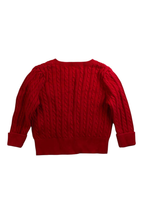 A Red Cardigans from Ralph Lauren in size 6-12M for girl. (Back View)